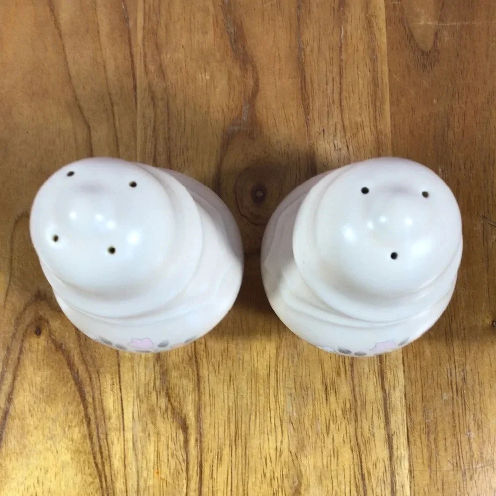 Vintage Pfaltzgraff Remembrance Salt and Pepper Shaker Pair